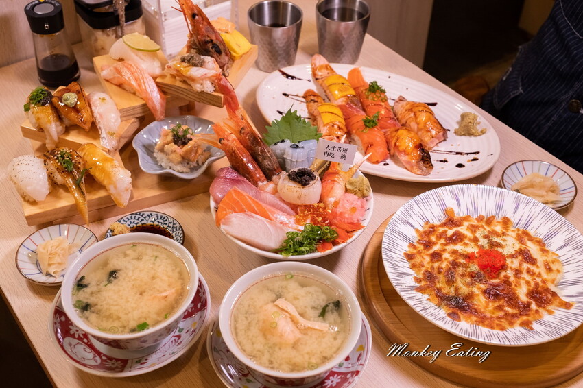 魚和米壽司北屯店│豐原人氣高CP值日本料理進軍大坑!厚切生魚片、奢華海鮮丼、浮誇握壽司都好吃。大坑美食推薦 - 貪吃猴的幻想