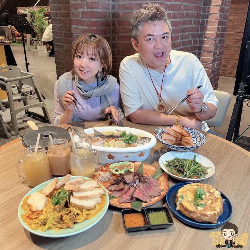 新竹縣竹北市這間可能是最好吃的泰式料理連鎖品牌!2cm厚切月亮蝦餅!黃咖哩軟殼蟹絕對讓你可以吃三碗白飯!-跟著踢小米吃喝玩樂趣