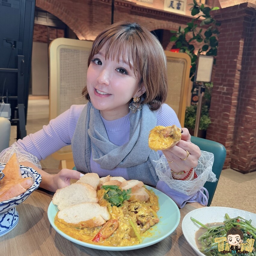 新竹縣竹北市這間可能是最好吃的泰式料理連鎖品牌!2cm厚切月亮蝦餅!黃咖哩軟殼蟹絕對讓你可以吃三碗白飯!-跟著踢小米吃喝玩樂趣