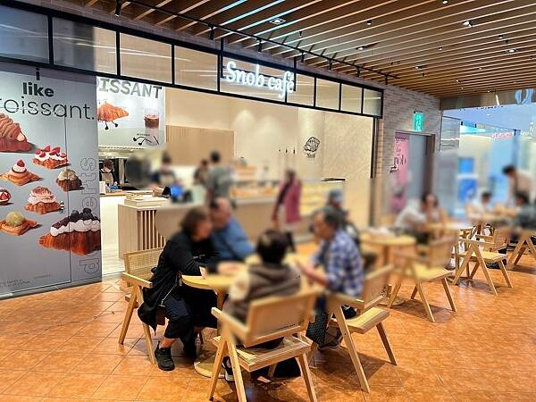 （台北下午茶）Snob café微風南山店～台北最強可頌開新