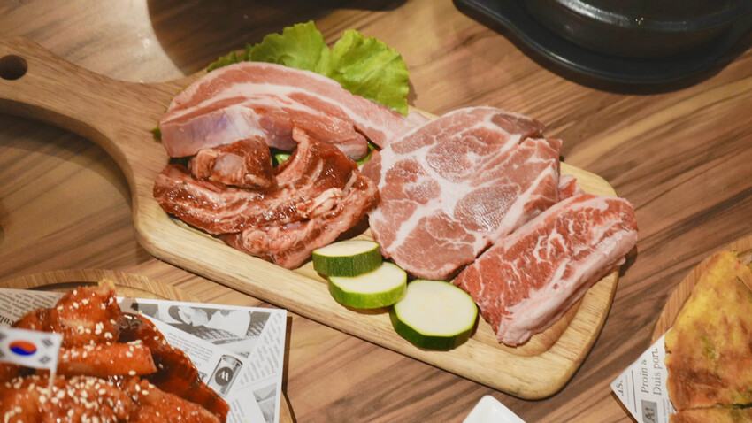 台北市大安區[台北美食] 聚聚韓式原塊烤肉｜隱藏在二樓的道地韓式料理！醬蟹、炸雞、煎餅一次滿足！