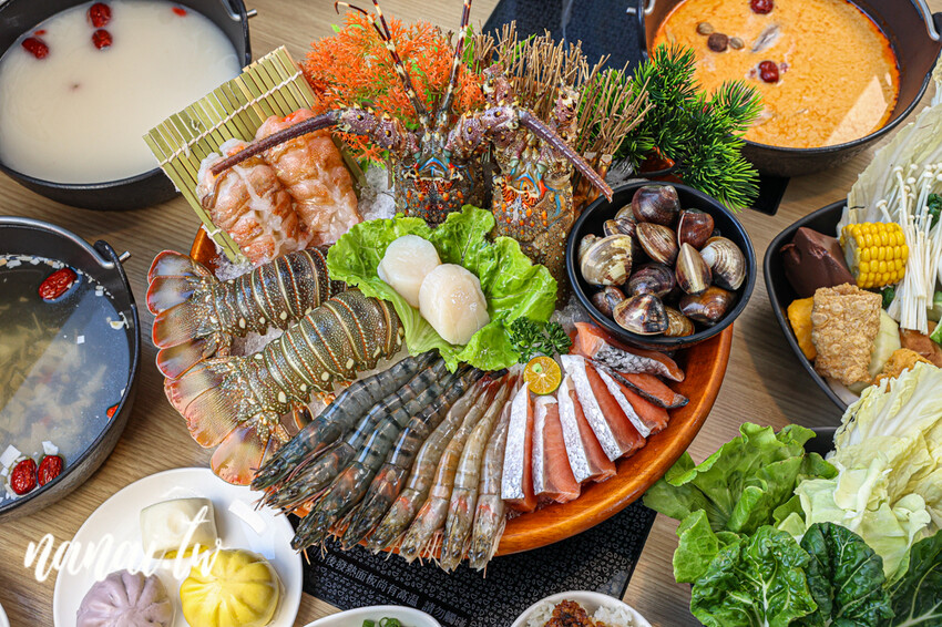 這家新開火鍋店也很猛！26種蔬食自助吧，居然有鳥蛋肉燥，蒸籠點心，雞蛋，統一布丁，中華愛玉任你吃，饗點鍋員林店