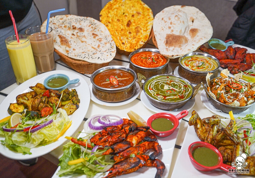 高雄美術館最強的 都瓦哩印度廚房酒館旗艦店，全部都是印度籍主廚現點製作、道地印度餐點、連印度人都大讚 - 跟著尼力吃喝玩樂＆親子生活