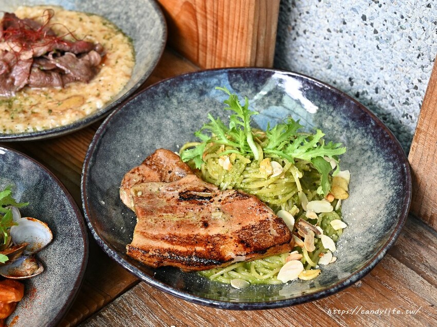 山終小鄰｜隱身在巷弄中靜謐義大利麵，份量精緻，七種醬料自由搭配 - 糖糖's 享食生活