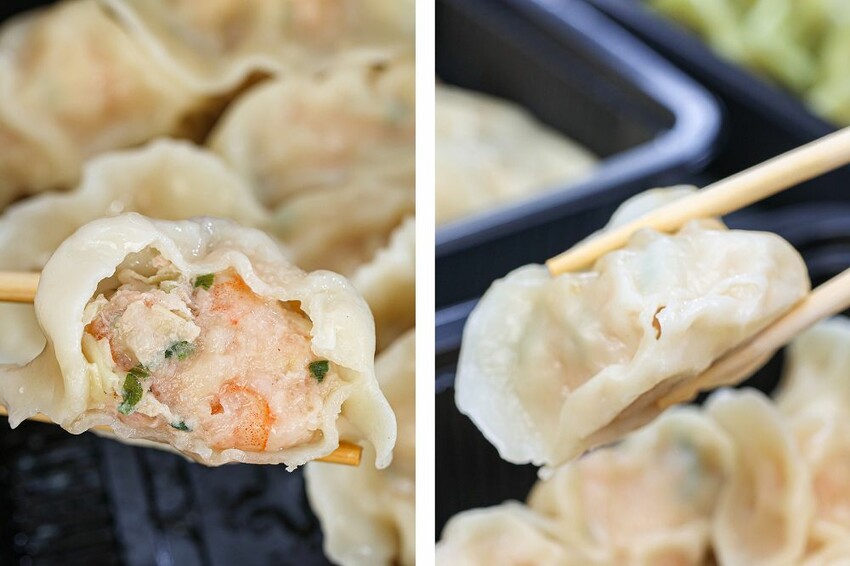 超低調！內行人吃這家～招牌必點剝皮辣椒水餃和蝦多鮮肉水餃，還有皮蛋香菇肉燥麵和隱藏版蔥抓餅也好吃，社頭丸餃子店