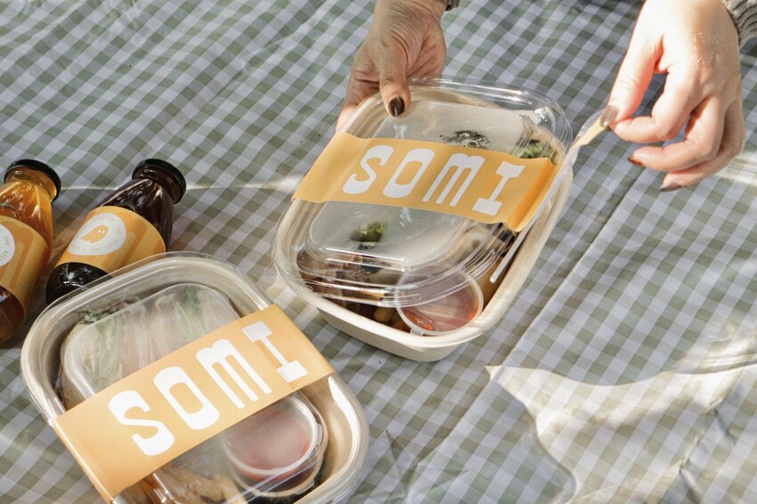 台中西區｜勤美綠園道新開幕！自由搭配可頌輕食餐盒｜SOMI 