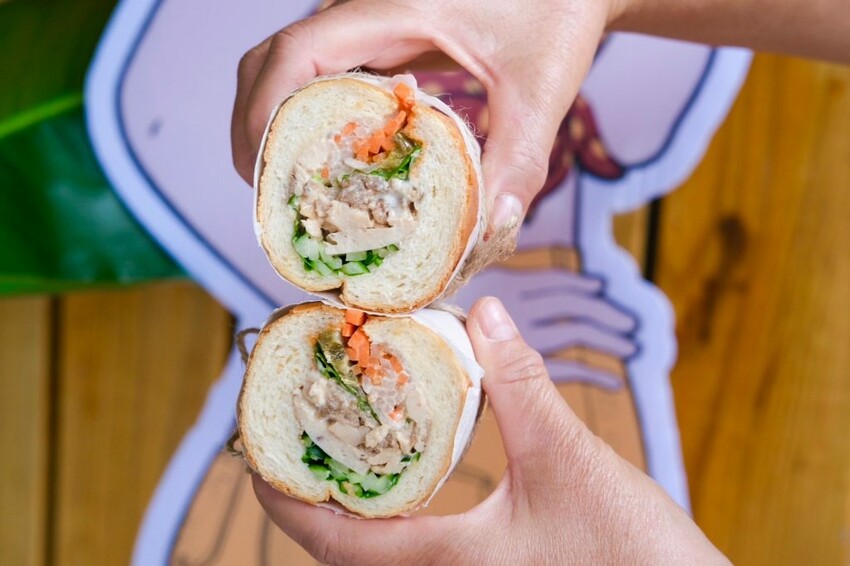 LE BANHMI 樂粄米 龍潭店｜大份量超爆餡越法三明治，復古創新打造每一口新滋味! - 肉依小姐吃什麼