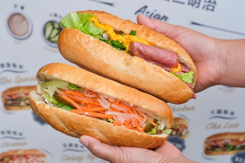 LE BANHMI 樂粄米 龍潭店｜大份量超爆餡越法三明治，復古創新打造每一口新滋味! - 肉依小姐吃什麼