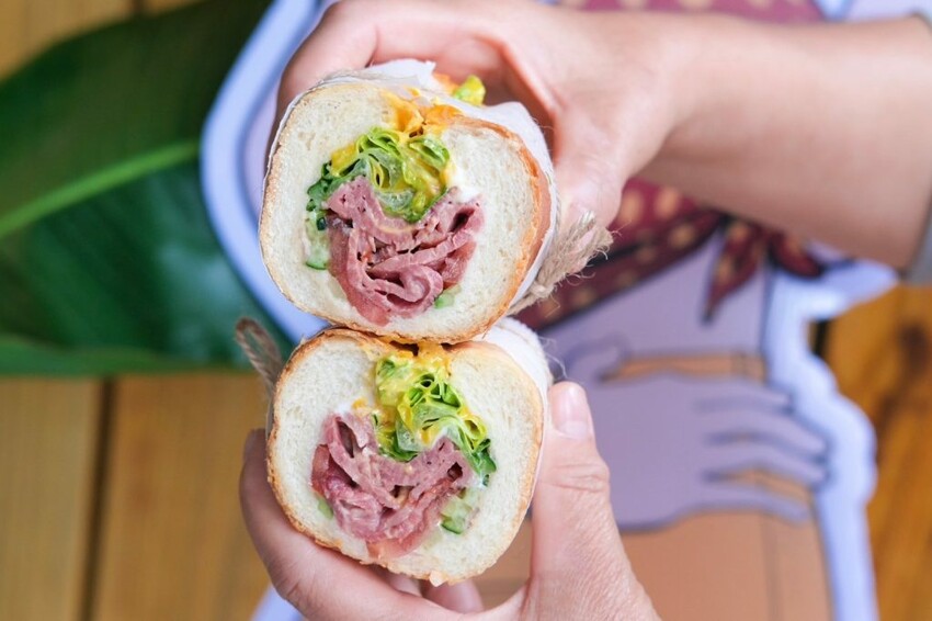 LE BANHMI 樂粄米 龍潭店｜大份量超爆餡越法三明治，復古創新打造每一口新滋味! - 肉依小姐吃什麼