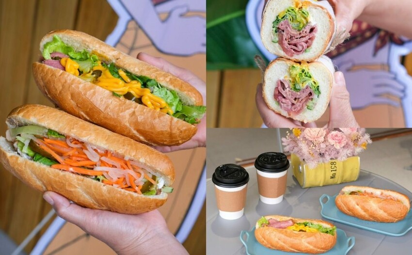 LE BANHMI 樂粄米 龍潭店｜大份量超爆餡越法三明治，復古創新打造每一口新滋味! - 肉依小姐吃什麼