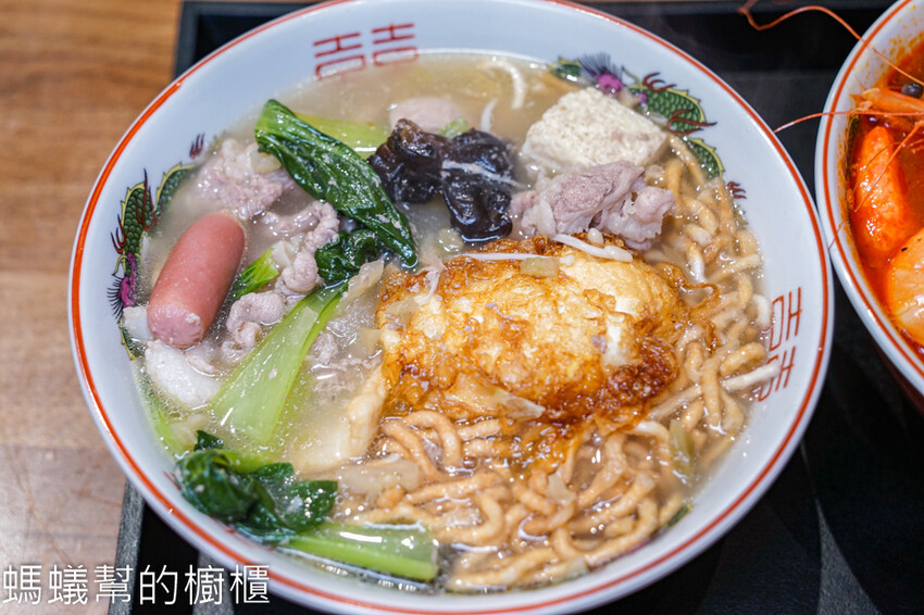 見一麵 | 台中南區七種湯頭鍋燒麵，意麵彈牙湯鮮甜、炸蛋美味！ - 螞蟻幫的櫥櫃