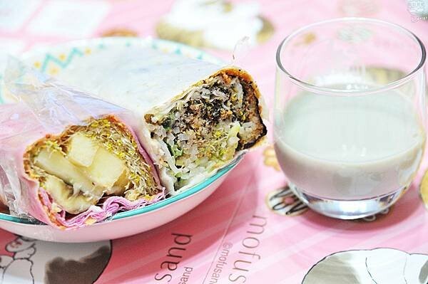 彰化輕食推薦，員濃豆漿 苜蓿芽卷，健康早餐的選擇，非基改黃豆