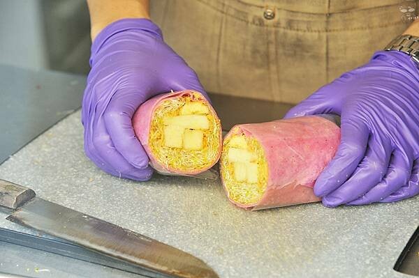 彰化輕食推薦，員濃豆漿 苜蓿芽卷，健康早餐的選擇，非基改黃豆