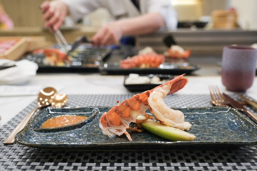 明水然·樂台南中山店，Google 評論4.8高分，台南新開頂級無菜單鐵板燒，高C/P值！