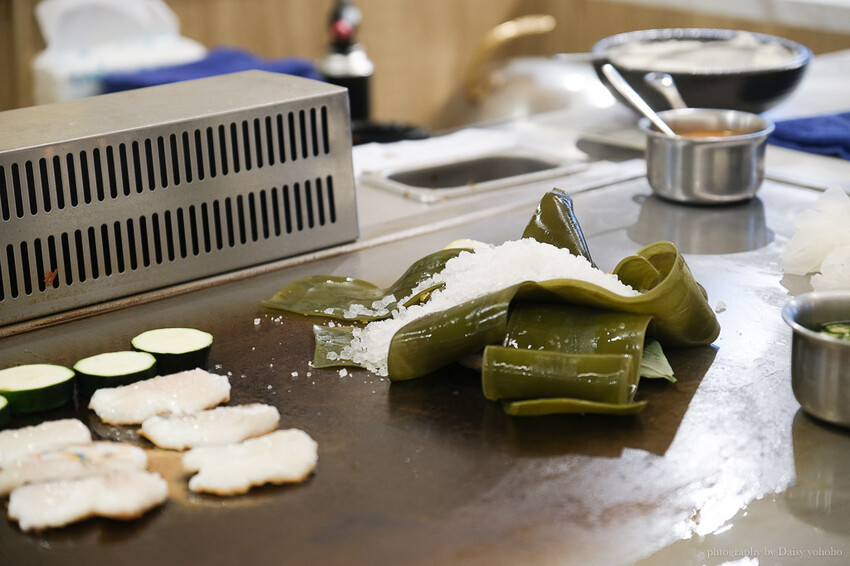 明水然·樂台南中山店，Google 評論4.8高分，台南新開頂級無菜單鐵板燒，高C/P值！