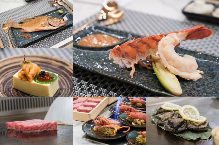 明水然·樂台南中山店，Google 評論4.8高分，台南新開頂級無菜單鐵板燒，高C/P值！