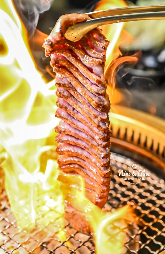 彰化市高CP值好吃燒肉,特別推薦蔥鹽口袋牛舌、30cm幻切牛舌