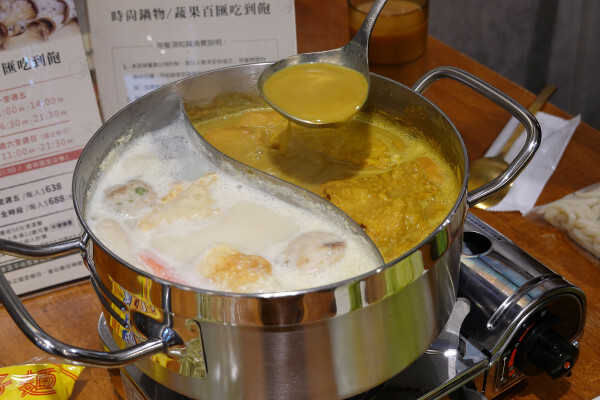 桃園市中壢區288元不收服務費福田永豐時尚鍋物蔬果百匯吃到飽，明治冰淇淋/季節水果/生菜沙拉吧還有冷熱飲無限享用