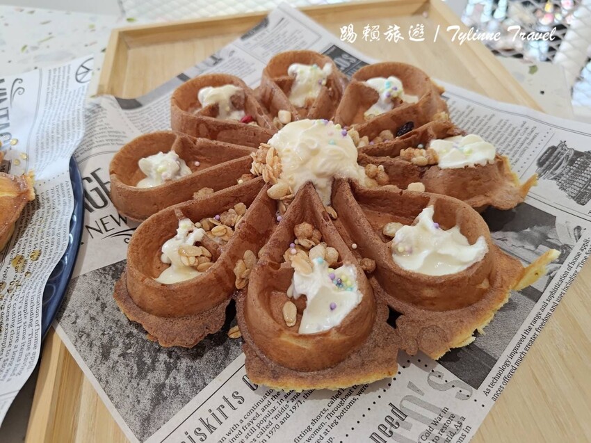 雲林咖啡廳推薦「樂麥咖啡」早午餐 下午茶，巴斯克蛋糕鬆餅必點。