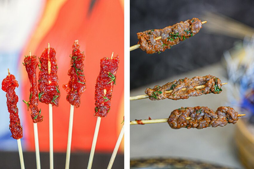 彰新路這家串串只要12元! 川味牛油麻辣湯底香麻帶勁、特製溫體牛、白飯飲料無限供應。蜀都串串火鍋彰化店