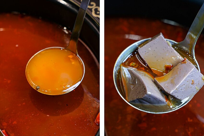 彰新路這家串串只要12元! 川味牛油麻辣湯底香麻帶勁、特製溫體牛、白飯飲料無限供應。蜀都串串火鍋彰化店