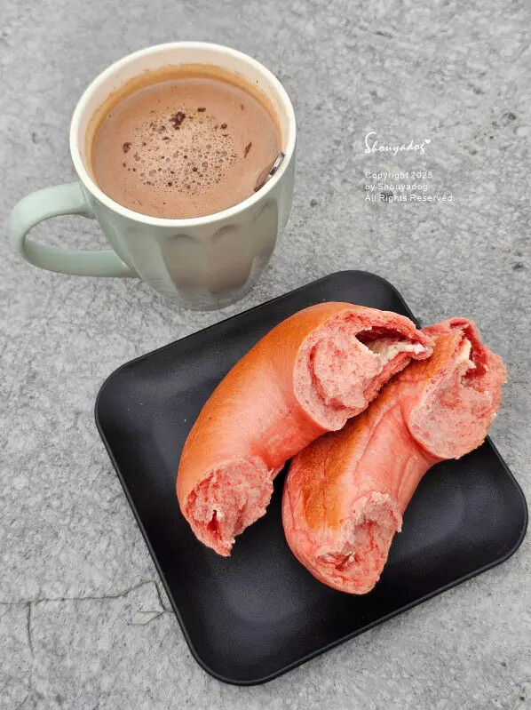 【貝果推薦】查理布朗水嫩貝果 北海道牛乳 白醬燻雞 草莓牛奶 【沖泡飲品】米菈可牌巧克力飲 元帥牌功夫拉茶 火龍果牌咖啡烏