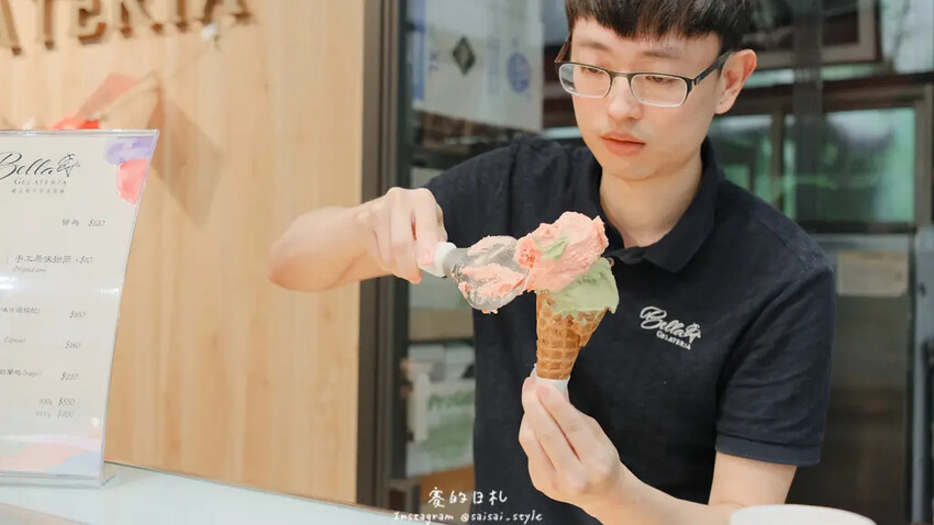 貝拉義大利冰淇淋｜南投一日遊｜近文心園及中興新村的道地義大利