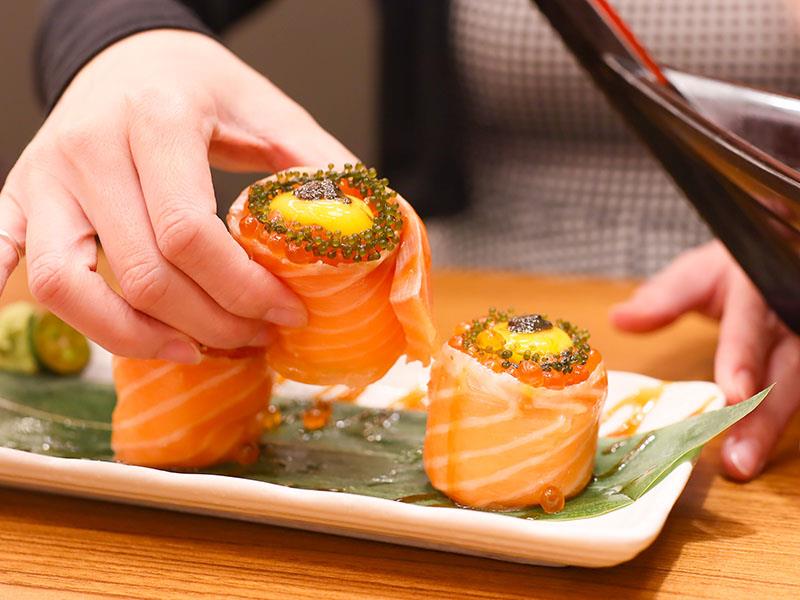 新竹日本料理！今日魚市浮誇生魚片船CP值超高，黑鮪魚套餐一次滿足。