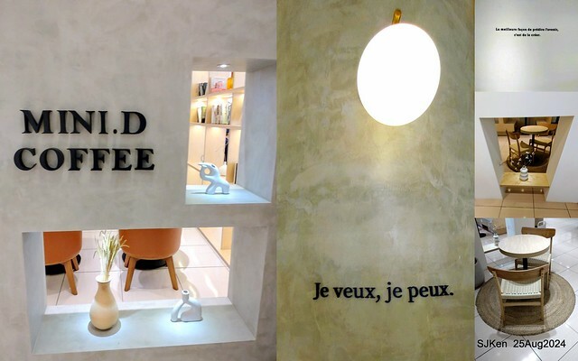 (台中韓系風格咖啡廳)「Mini.D Coffee 台中綠川館」(Mini D.Coffee Shop), Taichung, Taiwan, SJKen, Aug 25,2024.
