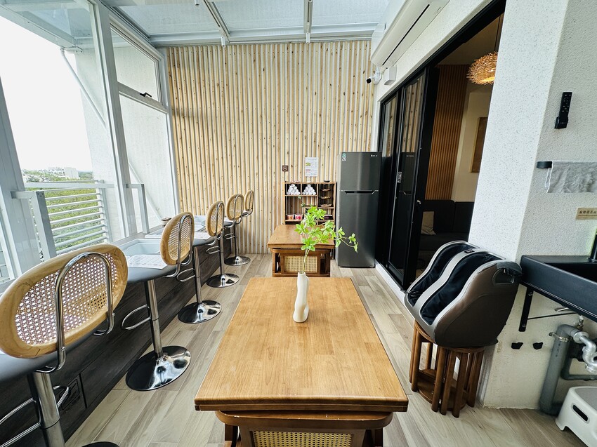 【安平胡桃民宿】台南安平包棟民宿推薦！帶你體驗獨特景觀泡腳池