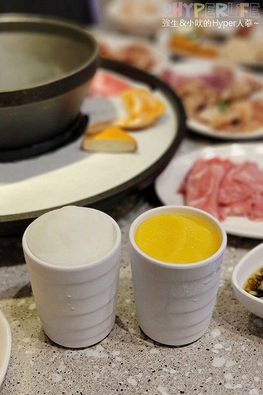 結合火鍋和烤肉雙重享受，自助吧牛雞豬選擇齊全，炸物熟食枝仔冰飲料吃到飽～