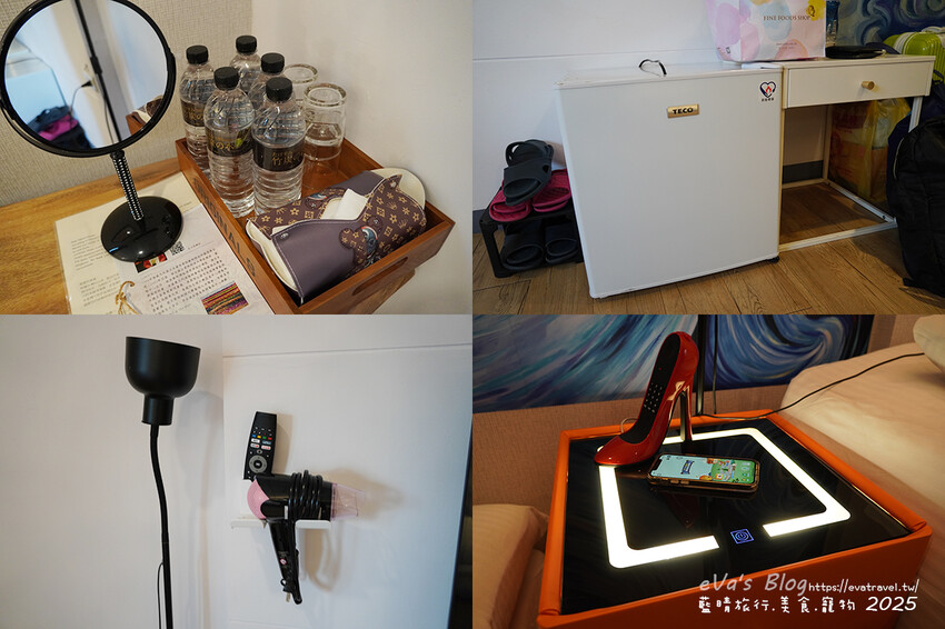 【高雄住宿】藝宿家客棧ArtHome Hotel結合旅行與藝術，這裡的每間房間都是按畫家的要求所設計佈置，房間裡的牆壁上也會有畫家的畫作，充滿藝術氣息的民宿。高雄民宿