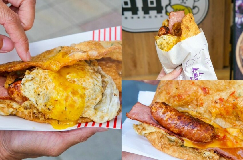 丹丹炸蛋蔥油餅販賣所｜公館新開幕超爆餡蔥油餅，恰恰餅皮吃完飽到天靈蓋! - 肉依小姐吃什麼