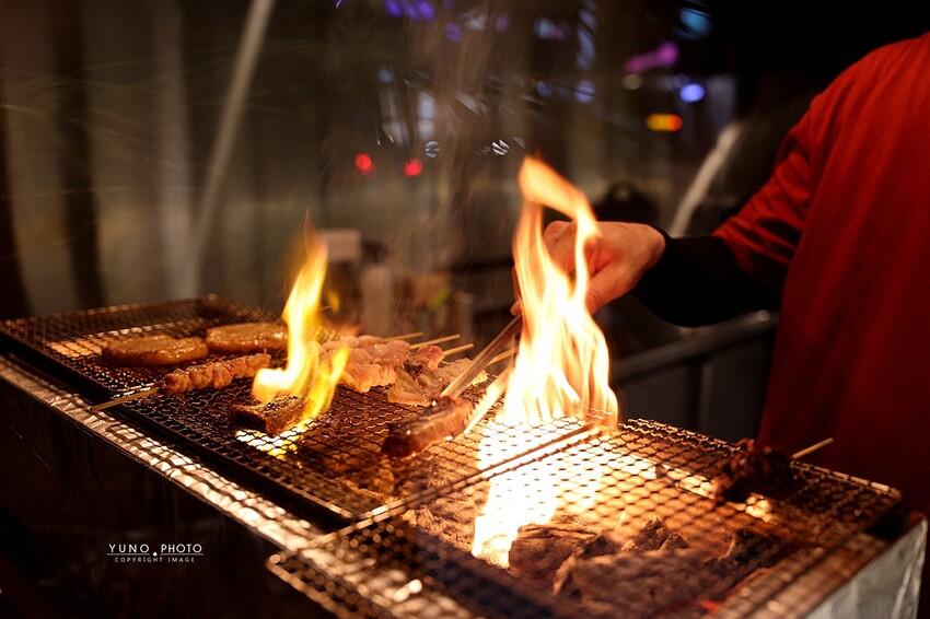台中深夜居酒屋不限時！打鼓的舌炭火酒場備長炭串燒，聚餐首選。