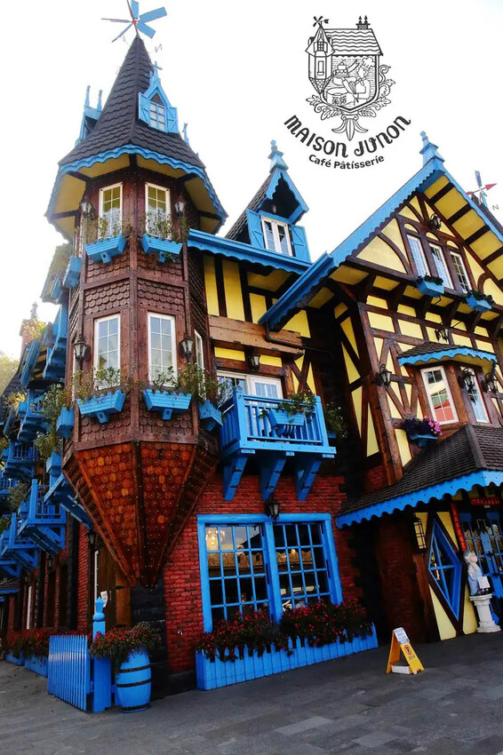 霍爾的移動城堡在埔里，藍色城堡X茱諾法式甜點，埔里超人氣甜點