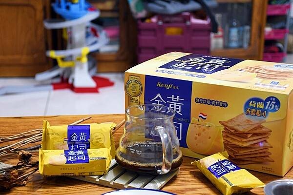好市多天然酵母健司金黃起司餅乾開箱必買！