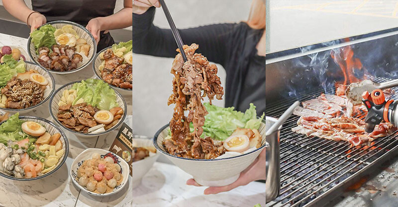 新竹竹北上班族午餐首選:「竹北屋野職人燒肉」炙燒牛五花丼飯、鹹酥雞丼飯超優惠!