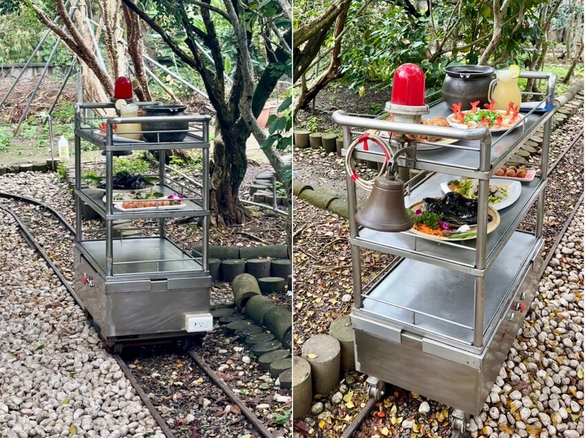 觀音山必吃平價土雞城「綠野山莊花園餐廳」,高雄大社在地30年老字號,鐵道送餐服務超級酷!雞肉料理多達30種選擇,聚餐首選推薦! - 阿華田的美食日記