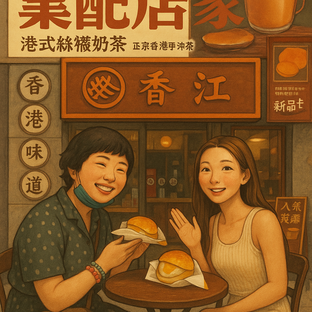 高雄市楠梓區【🍍高雄也有這麼Chill的港式下午茶!】香江港式波蘿茶飲 ✨彷彿瞬間飛到香港小旅行🌈