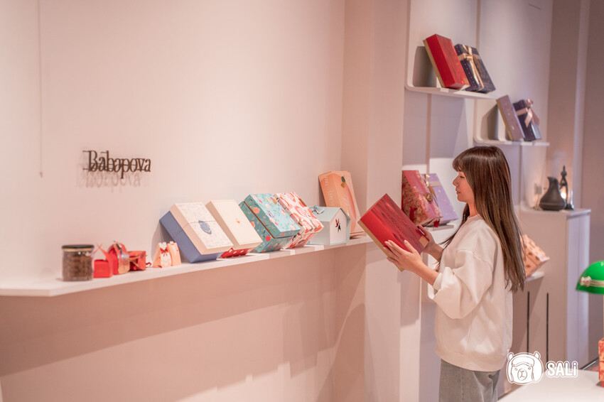 喜餅試吃|babapova 台中手工喜餅客製化推薦,小盒數自由搭,新人最愛高 CP 值喜餅 - 莎笠,小日子