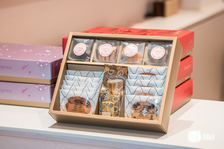 喜餅試吃|babapova 台中手工喜餅客製化推薦,小盒數自由搭,新人最愛高 CP 值喜餅 - 莎笠,小日子