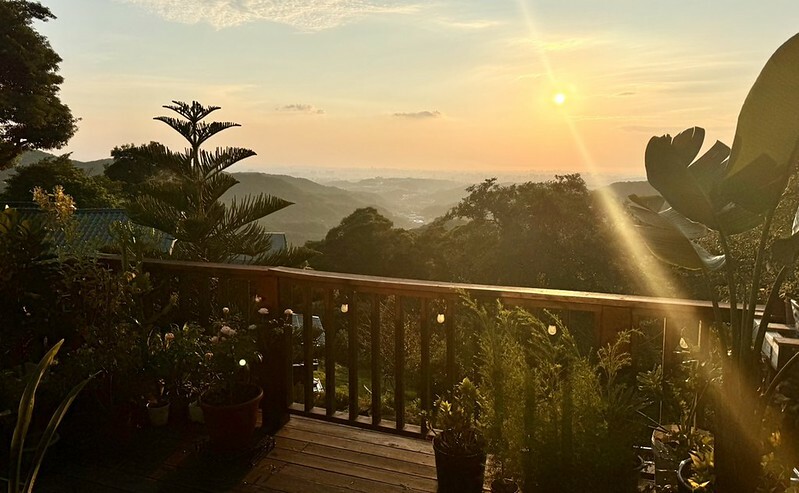 桃園市龜山區秘境咖啡【霖咖啡 lincafe’】絕美夕陽風景配美食