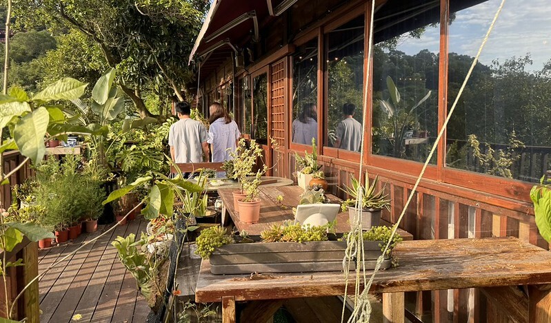 桃園市龜山區秘境咖啡【霖咖啡 lincafe’】絕美夕陽風景配美食