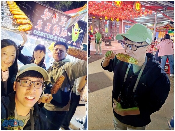 嘉義朴子市美食【家香味碳烤玉米】朴子夜市超人氣排隊烤玉米！就