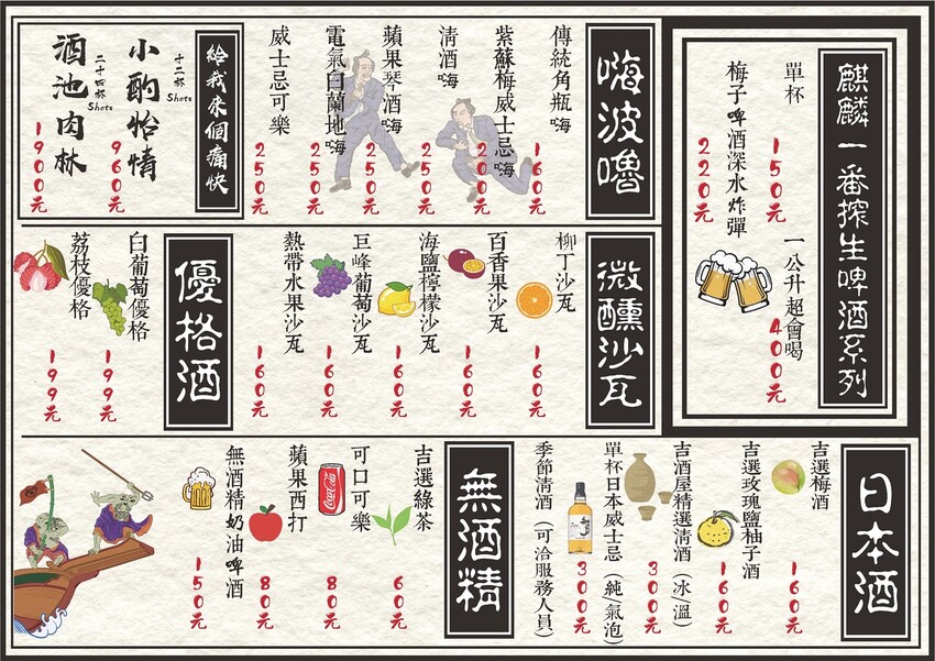 【台中北屯】吉酒屋，居酒屋推薦：奶油啤酒、特色串炸，深夜聚餐首選 (含交通停車資訊) – 阿君的玩食天堂