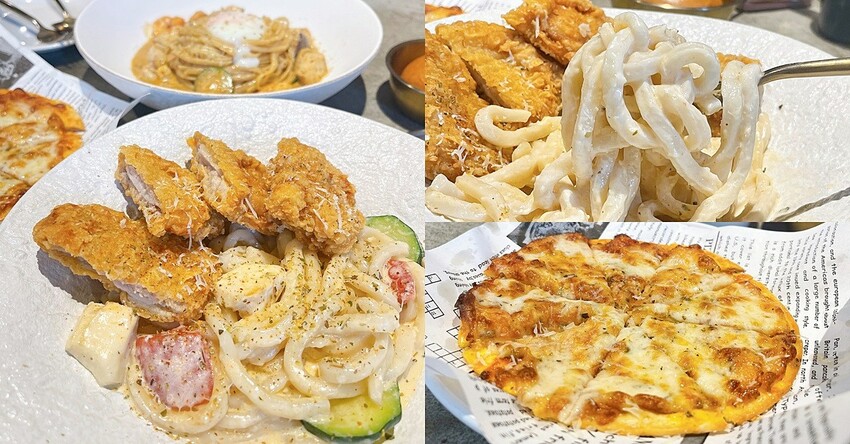 8德司創意餐館 一中店，台中中友百貨330元起義式料理，獨家Q麵必吃，海鮮塔蒸煮火鍋，店內享雞湯暢飲+冰淇淋自助吧無限吃 - Cyndi loves享食天堂