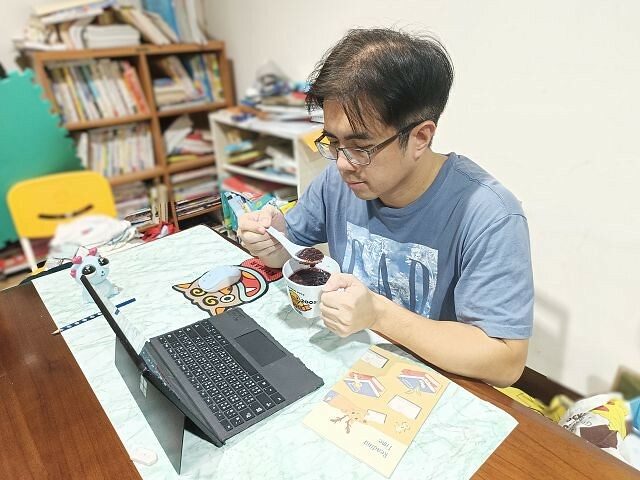 池上農會紅豆紫米粥，微甜即食下午茶首選，台東池上美食。