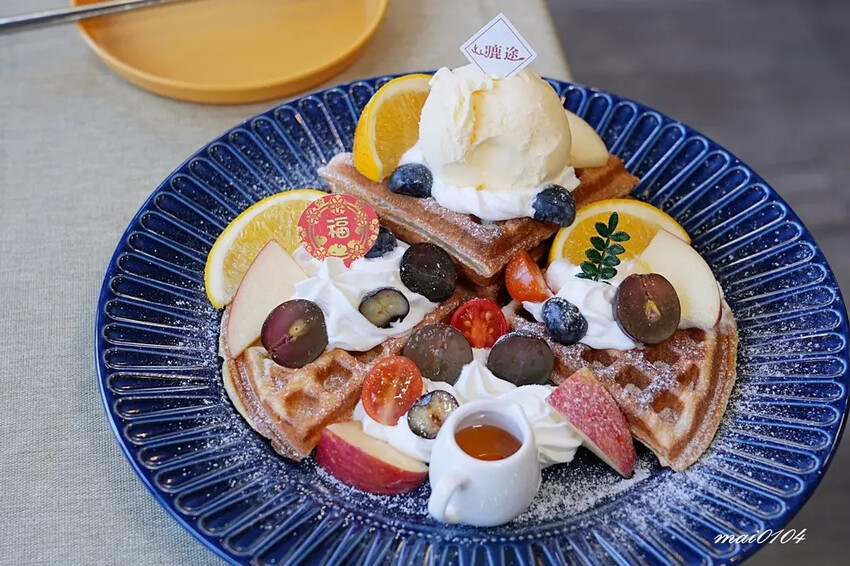 桃園平鎮美食｜鹿途咖啡LU•TU～充滿綠色植栽的早午餐、義大