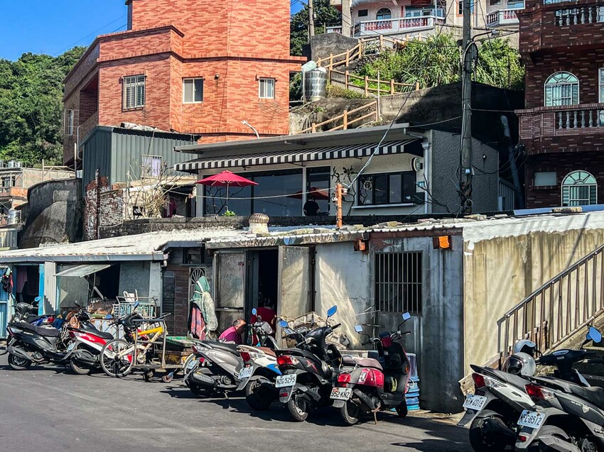 金山磺港人氣海景咖啡廳海上日出,絕美景觀咖啡廳。