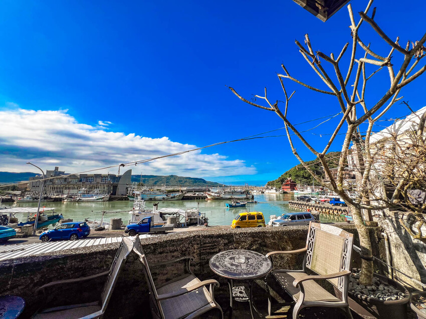 金山磺港人氣海景咖啡廳海上日出,絕美景觀咖啡廳。